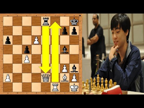Andrew Tang hace el mate del pasillo y derrota a Kirill Shevchenko. Junior Speed Chess Championship
