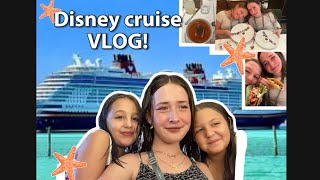 DISNEY CRUISE VLOG! 👙🌊☀️⛱️🐚🌹🌺
