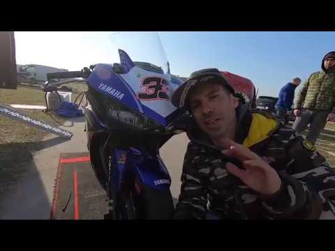 Marco Melandri R3 Pomposa on board pista kart