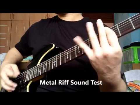 Schecter Omen-6 Riffs and Lead (Distortion Sound Test)