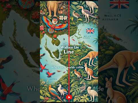 Animals can‘t Cross this line - Wallace Line