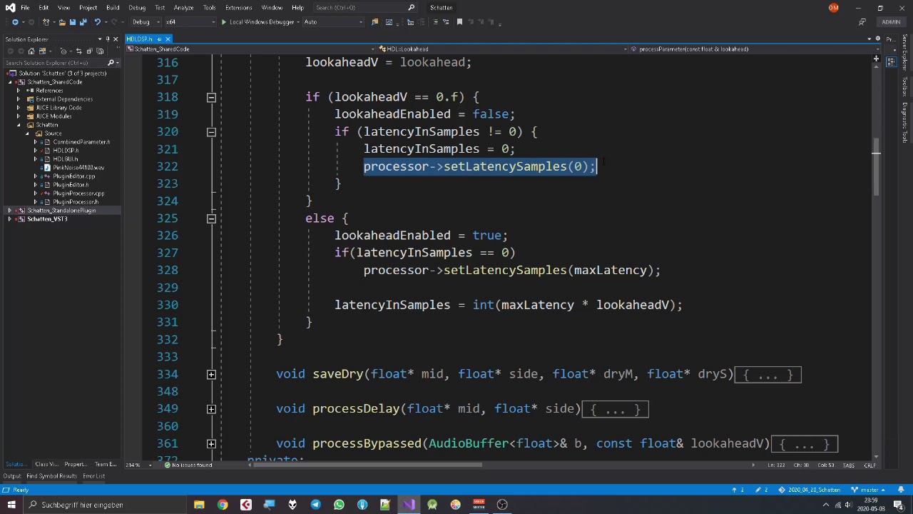 JUCE Tutorial: Lookahead