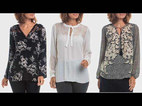 BLUSAS de moda PARA SEÑORAS DE 50 Y 60 AÑOS / BLUSAS MODERNAS Y BONITAS / Fashion Love