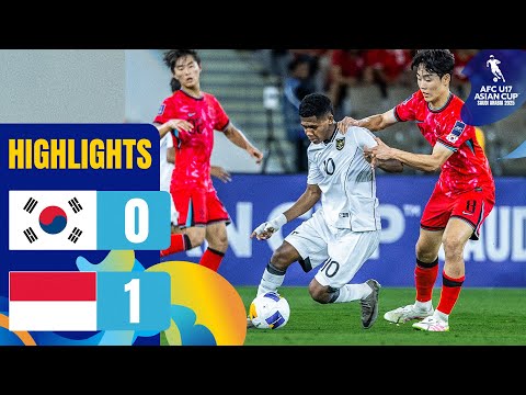 Korea Republic vs. Indonesia | Highlights | AFC U17 Asian Cup™ 2025