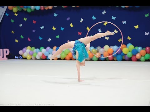 Laura Emurla junior hoop Carramba Cup 2018, bronze medal junior hoop