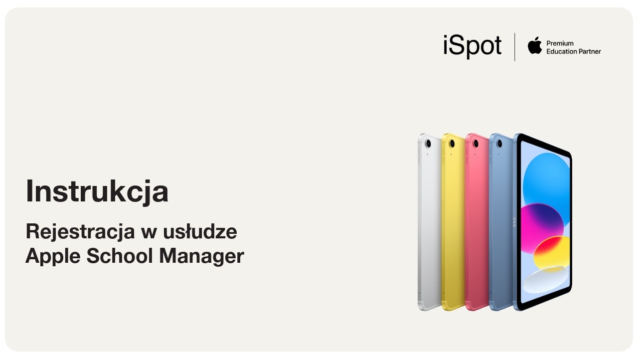 Miniatura wideo: Jak zarejestrować szkołę w Apple School Manager
