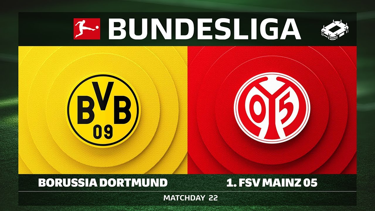 Borussia Dortmund vs. 1. FSV Mainz 05 | Matchday 22 - Bundesliga 2025/26