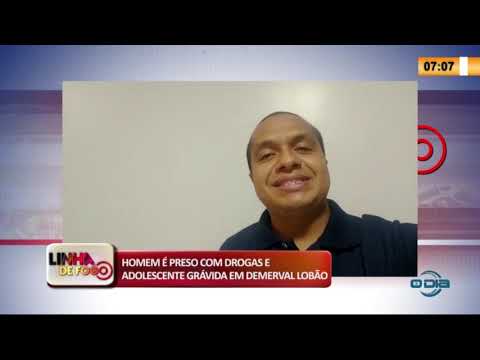 Homem eÌ preso com drogas e adolescente graÌvida em Demerval LobaÌƒo (11 05 20)