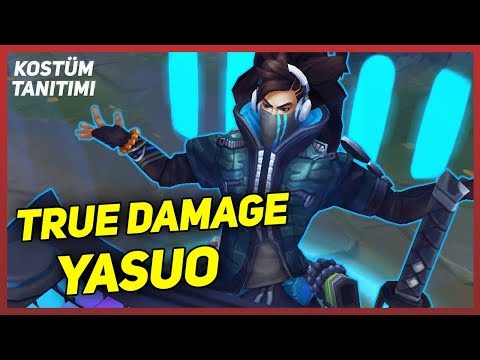 True Damage Yasuo Skin Preview - League of Legends
