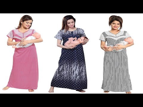 Maternity Wear /Nursing Nightgown for Women