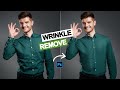 How To Remove Wrinkles From Clothes In Photoshop Using Frequency Separation