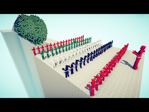 100x BOXERS + GIANT BOXER vs EVERY GOD - Totally Accurate Battle Simulator TABS