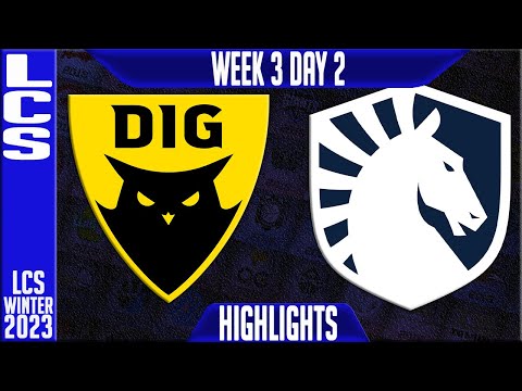 DIG vs TL Highlights | LCS Winter 2023 W3D2 | Dignitas vs Team Liquid