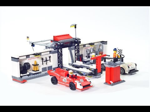 Vidéo LEGO Speed Champions 75876 : Le poste de ravitaillement des Porsche 919 Hybride et 917K