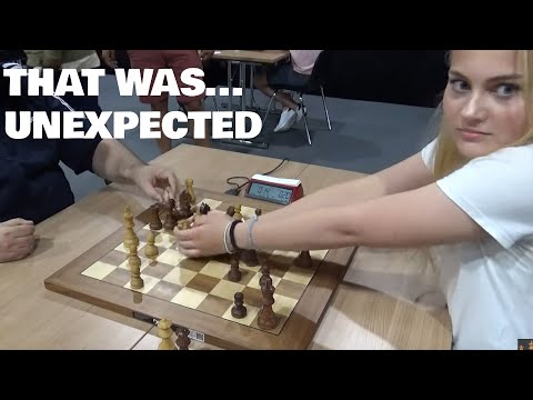 Beauty will save chess | IM Yury Lapshun -  Lindstad Livia (1619)