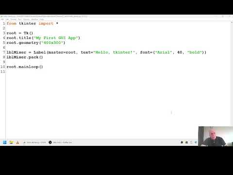 1 Gui Apps With Python Hello Tkinter