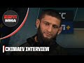 Khamzat Chimaev pre-fight interview before facing Kamaru Usman at #UFC294 | ESPN MMA