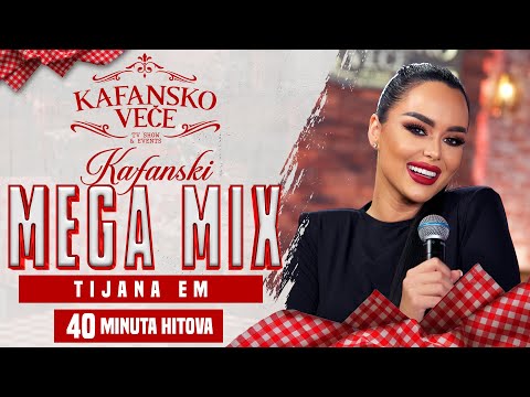 TIJANA EM - KAFANSKI MEGA MIX 40MIN | UZIVO | 2025 | (ORK. VASKA BORISOVA) | KAFANSKO VECE