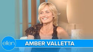 Amber Valletta Gives Ellen Modeling Tips