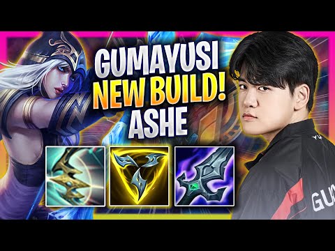 GUMAYUSI TRIES NEW ASHE BUILD! - T1 Gumayusi Plays Ashe ADC vs Ezreal! | Season 2024