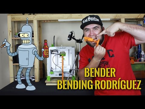 Print - Futurama's Bender Bending Rodríguez