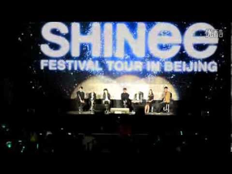140118 Festival Tour in Beijing - SHINee Q&A Segment Round 3
