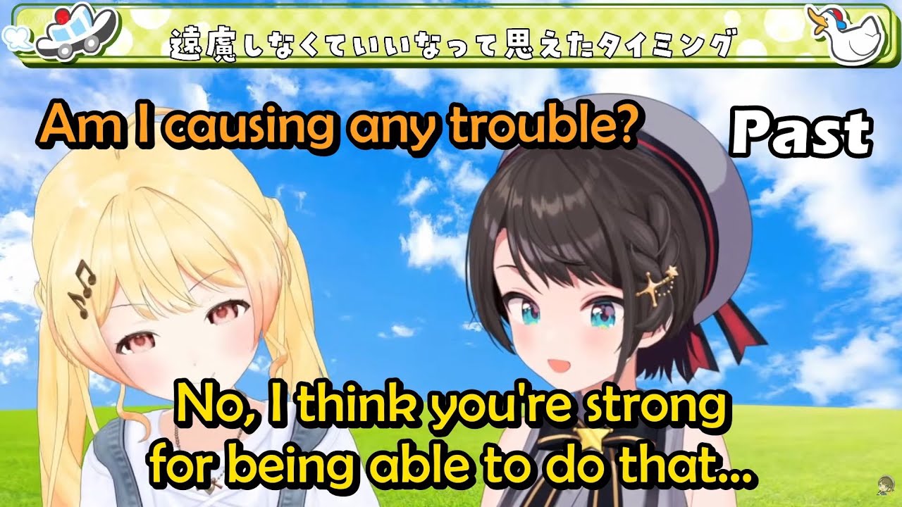 【Hololive English Sub】Subaru Praises Kanade for Staying Cheerful as She Sees Her Past Self in Her