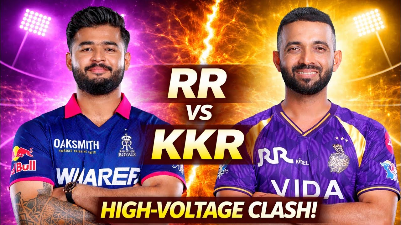 RR vs KKR Live Match 🔥 IPL 2026 | High Voltage Clash