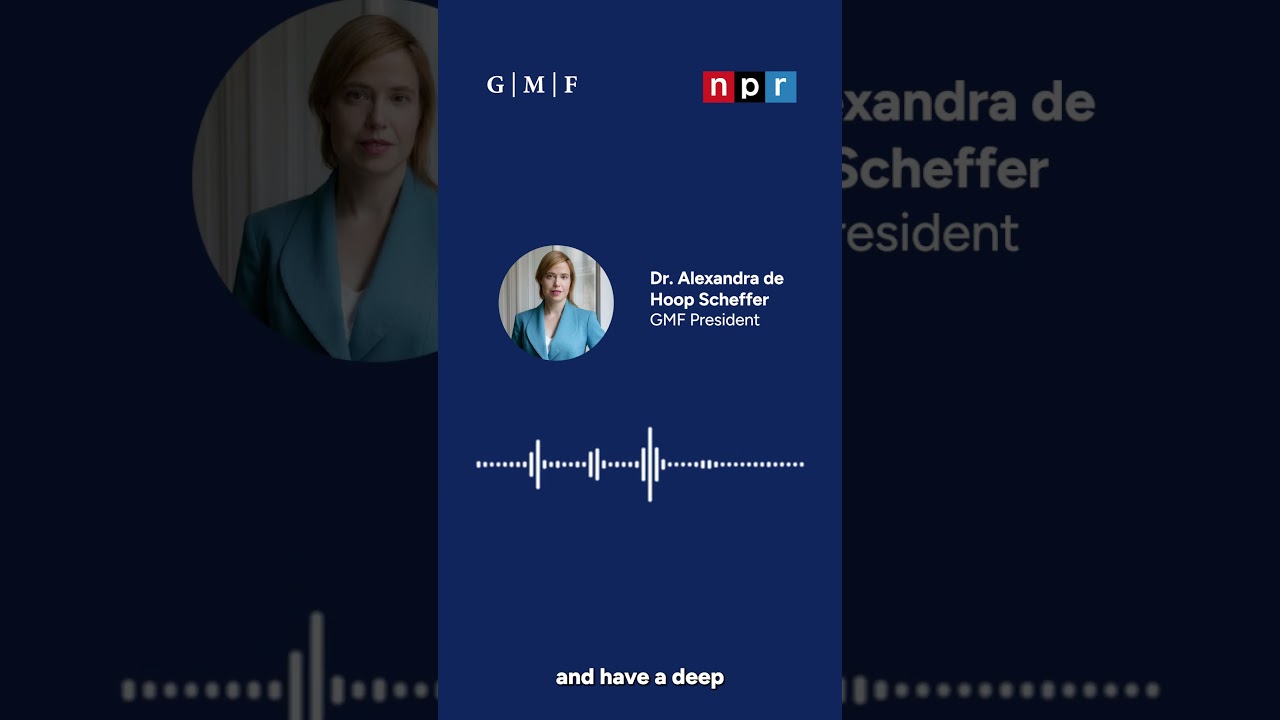 Alexandra de Hoop Scheffer on NPR