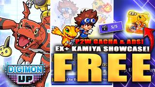 Download lagu *FREE* EX  Kamiya & Agumon SHOWCASE & THIS IS BAD! P2W GACHA & ADS PROBLEM! (Digimon Up) mp3