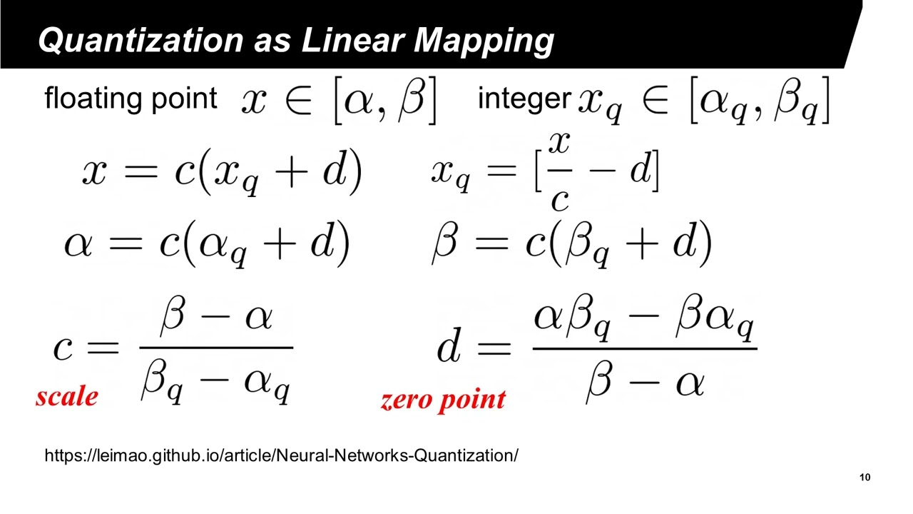 Lecture Quantization, Computer Vision for Embedded Systems