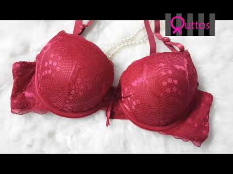 Quttos Ultra pushup Lace Bra Women Push-up Heavily Padded Bra - Buy Red  Quttos Ultra pushup Lace Bra Women Push-up Heavily Padded Bra Online at  Best Prices in India