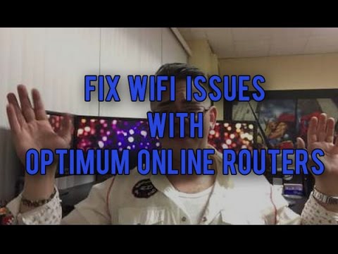 Fix WIFI Issues With Your Optimum Online Router!!