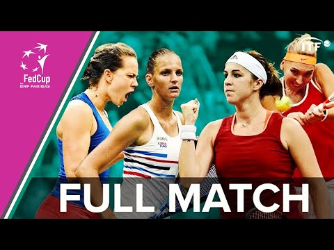 Pliskova & Strycova vs Pavlyuchenkova & Vesnina | 2015 Fed Cup Final | Full Match