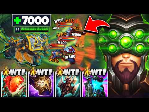 I invented a broken Tank Master Yi build with over 7000 Health... (THE REAL CARRY BUILD)