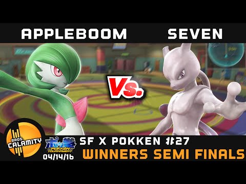 SFxPokken #27 | The Apple Boom (Gardevior) vs Seven%Dmg (Mewtwo) - Winners Semi Finals - Pokken