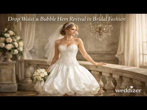 Top Bridal Trend 2026: Drop Waist & Bubble Hem Dresses You NEED to See!
