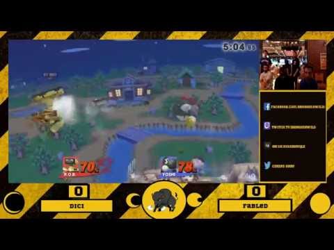 Bros Gone Wild #4 - Dici (ROB) Vs. Fabled (Yoshi) SSB4 Losers Round 6