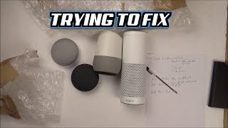 Trying to FIX: 4 Faulty Smart Speakers - Google and Amazon