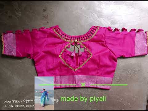 Blouse design#made by Piyali Maji#viral# trending#video#2024............