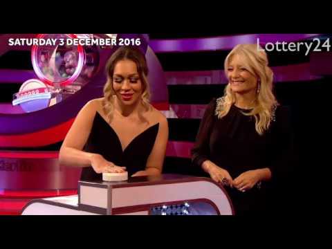 2016 12 03 UK lotto Numbers and draw results