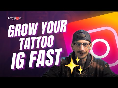 How To Grow Your Instagram Account As A Tattoo Artist!