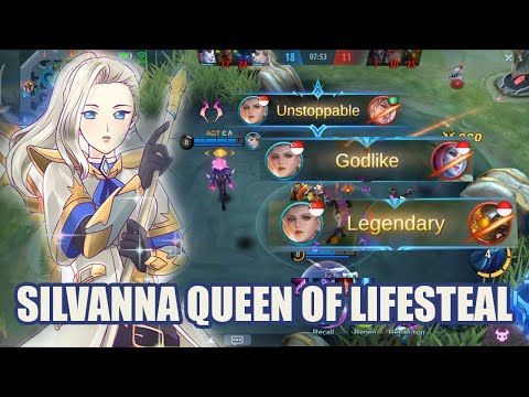 Silvanna Offlaner Build Full Damage - Nice Skill Timing Auto Legendary | Silvanna MLBB