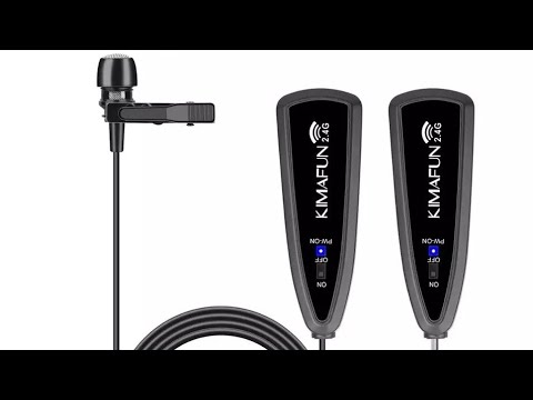 Беспроводной петличный радио микрофон KIMAFUN / KIMAFUN Wireless Lapel Radio Microphone