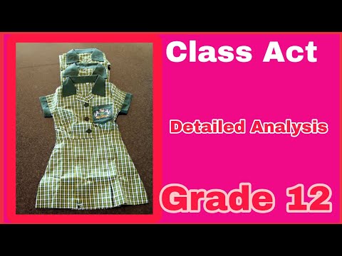 Class Act Detailed analysis | Summary, title, themes, setting, characterisation