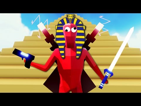 NEON UNITS INVADE EGYPT - Totally Accurate Battle Simulator (TABS)
