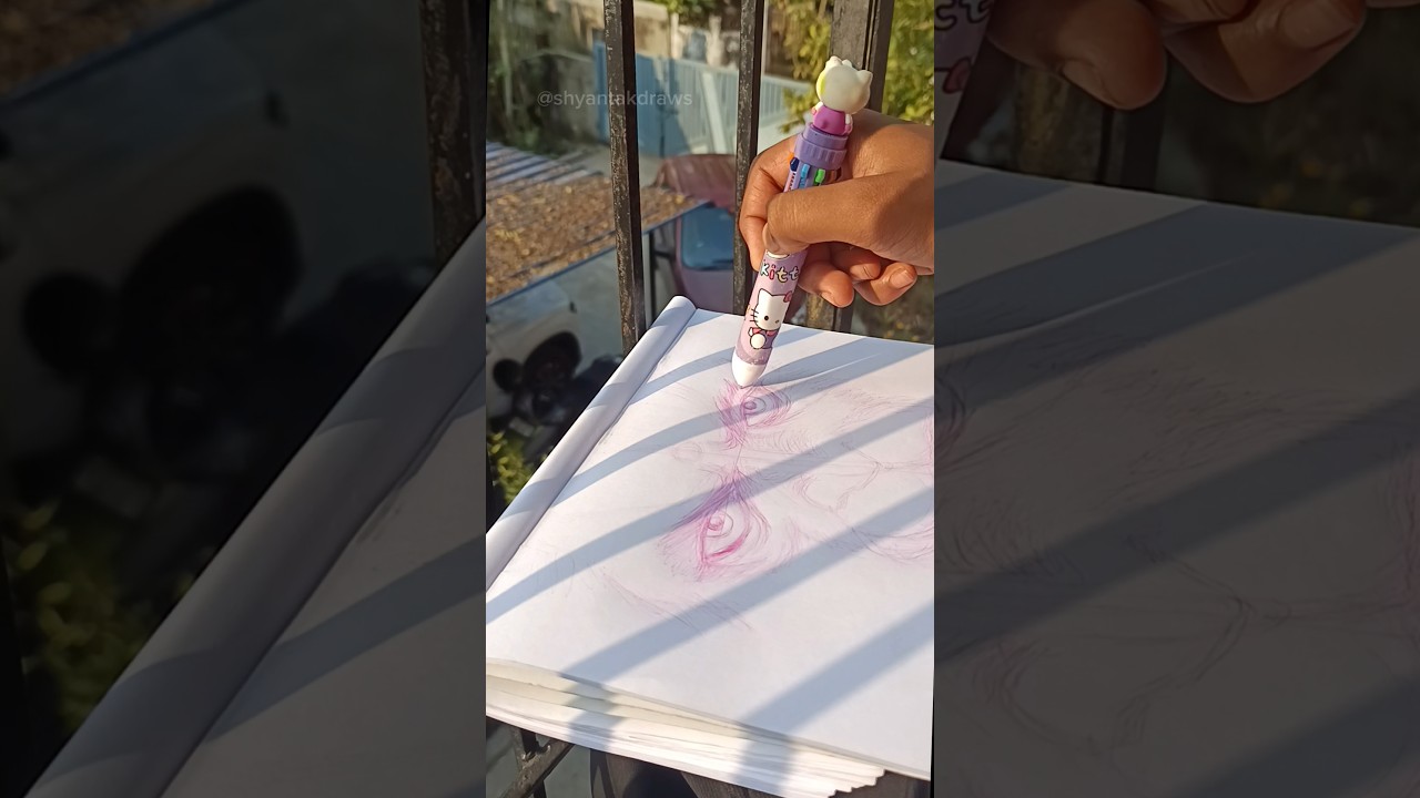 Hanuman ji sketch 🚩 #shorts #hanuman #jaishreeram