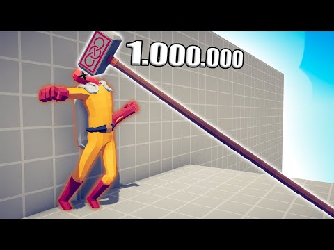 1.000.000 DAMAGE HAMMER 1 vs 1 TOURNAMENT - TABS | Totally Accurate Battle Simulator 2023