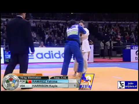 Judo 2010 Grand Prix Dusseldorf: Yahima Ramirez (POR) - Kayla Harrison (USA) [-78kg]