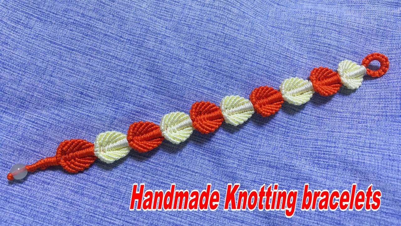 Traditional Chinese knot patterns, Handmade Knotting bracelets